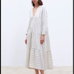 Zara Maxi Striped Dress M